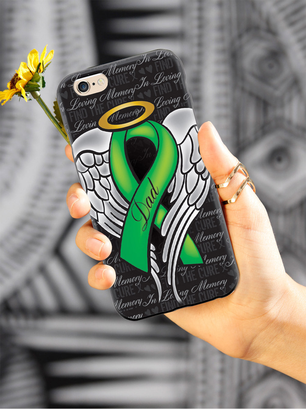 In Loving Memory of My Dad - Green Ribbon Case