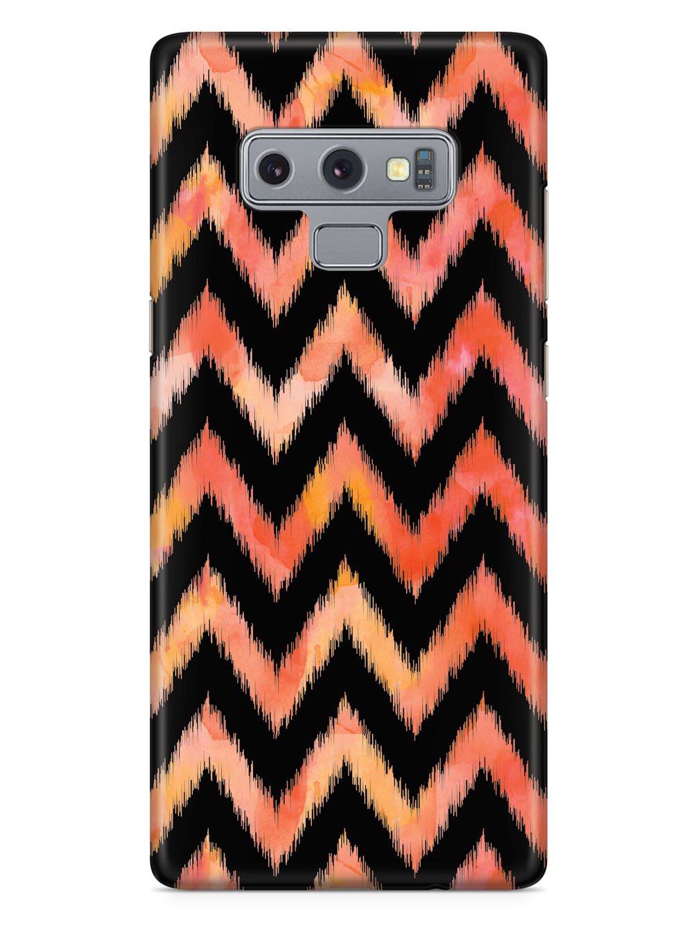Orange and Black Fuzzy Chevron Case