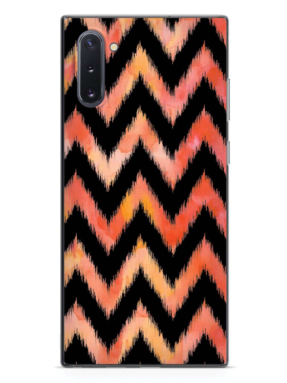 Orange and Black Fuzzy Chevron Case