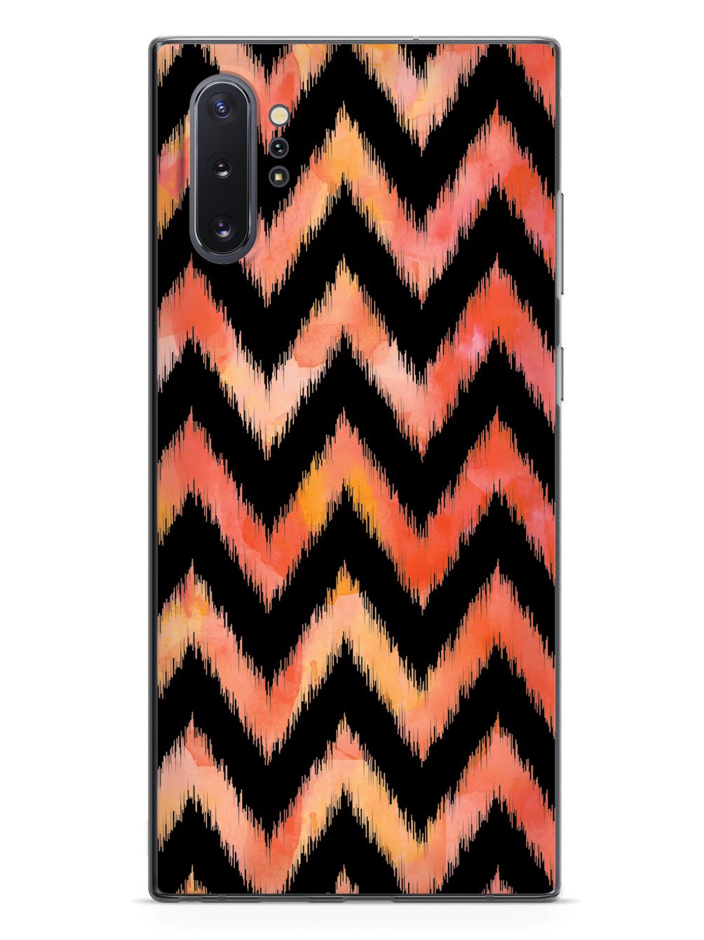 Orange and Black Fuzzy Chevron Case