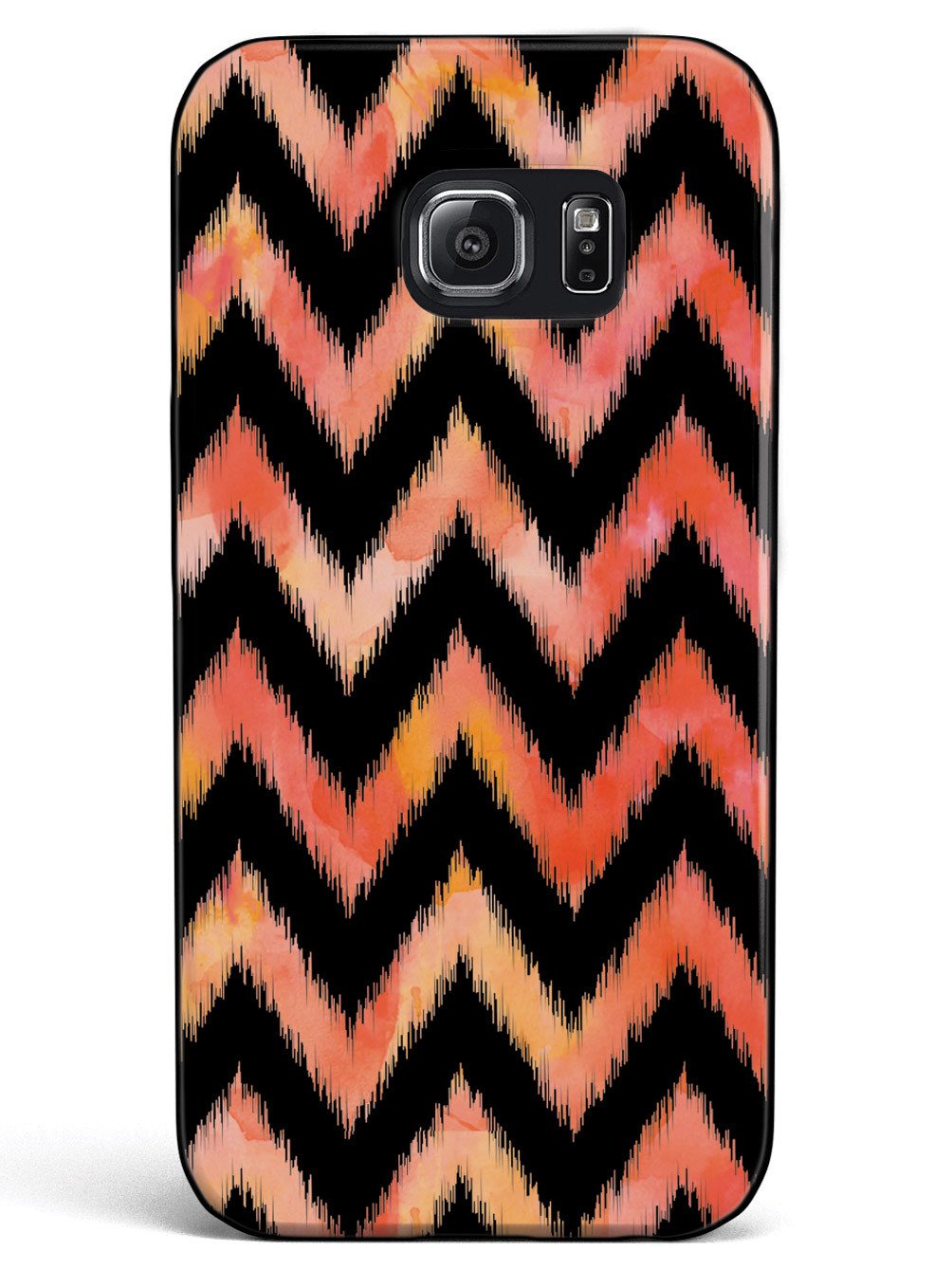 Orange and Black Fuzzy Chevron Case