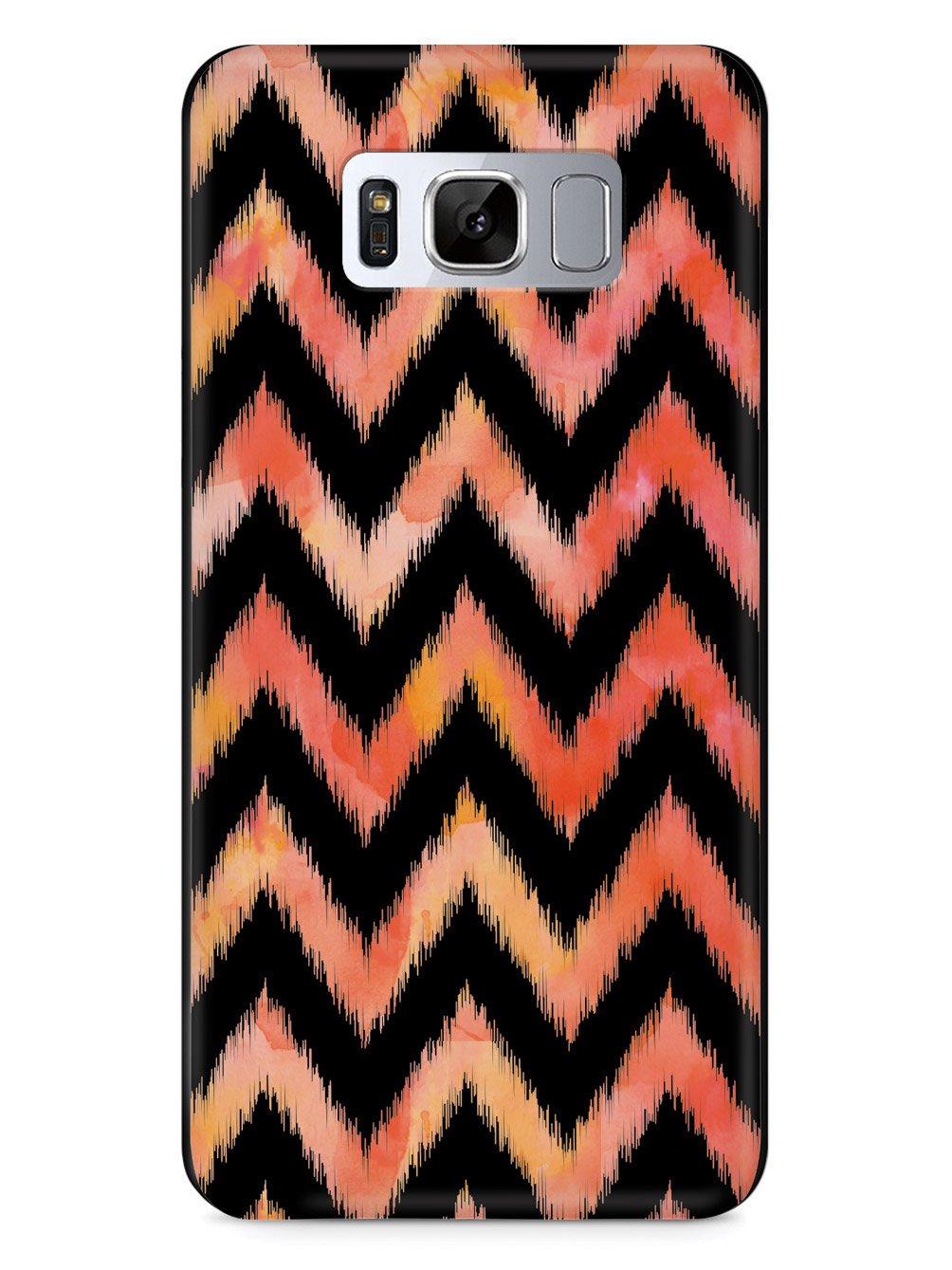 Orange and Black Fuzzy Chevron Case