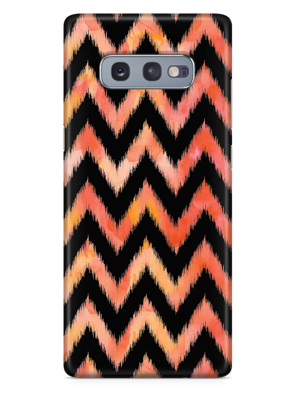 Orange and Black Fuzzy Chevron Case