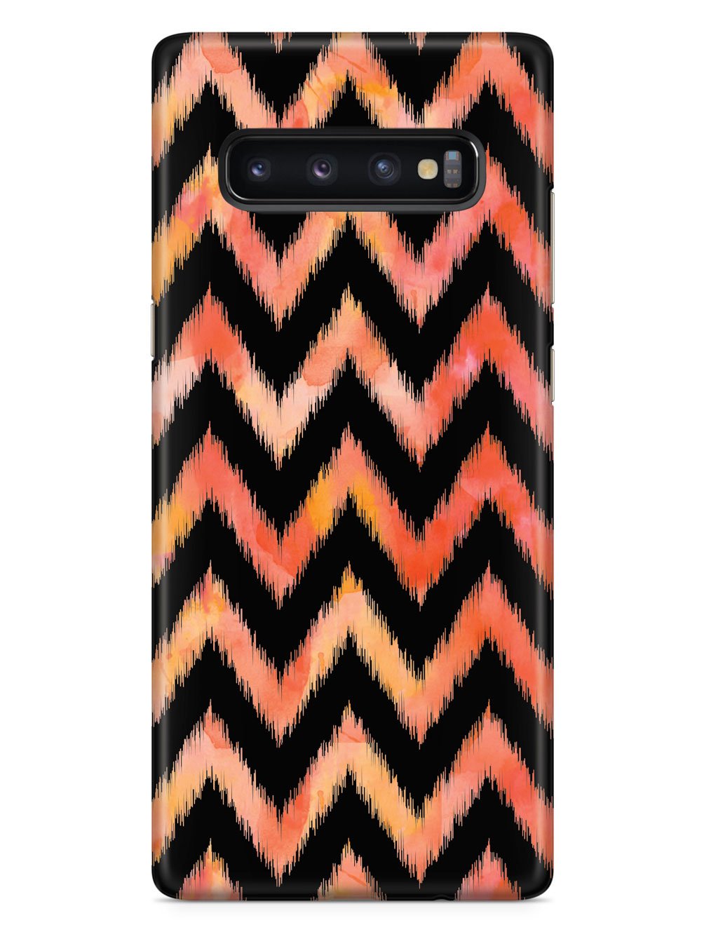 Orange and Black Fuzzy Chevron Case
