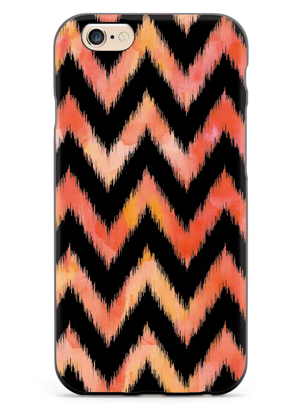 Orange and Black Fuzzy Chevron Case