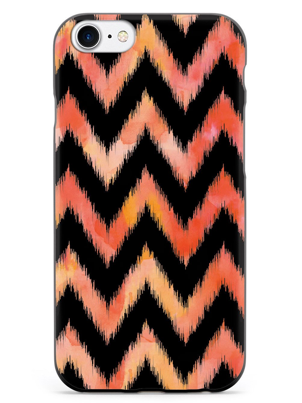 Orange and Black Fuzzy Chevron Case