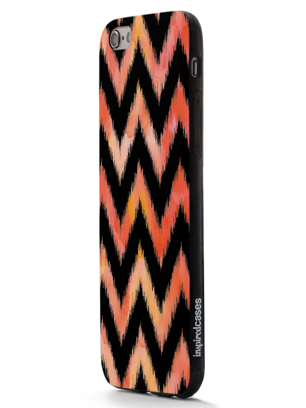 Orange and Black Fuzzy Chevron Case