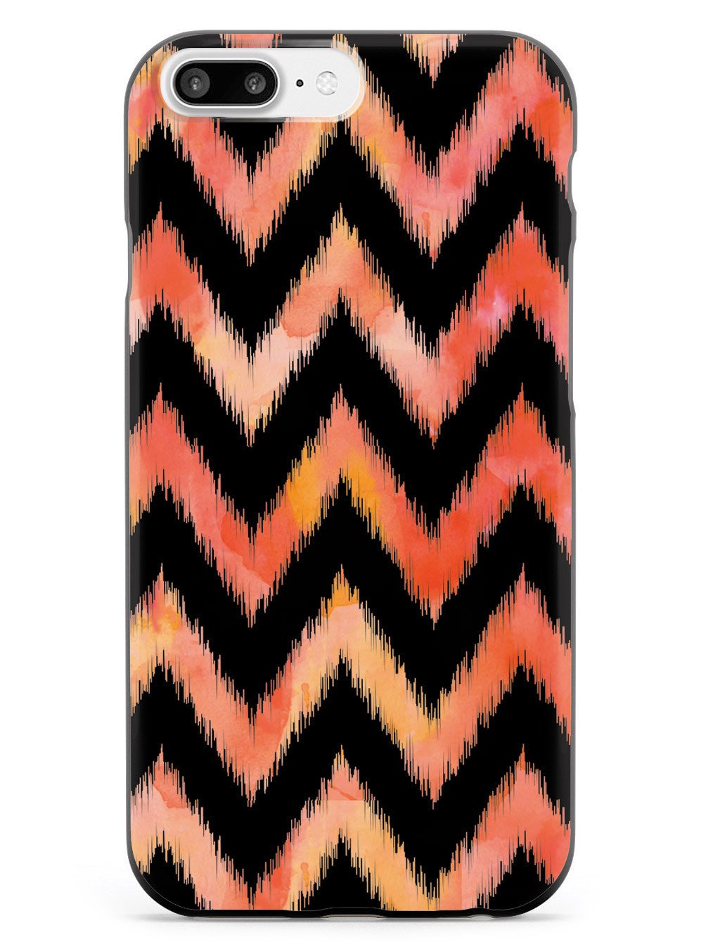 Orange and Black Fuzzy Chevron Case