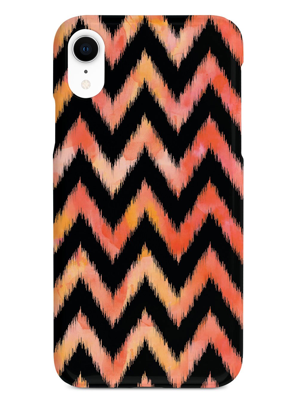 Orange and Black Fuzzy Chevron Case