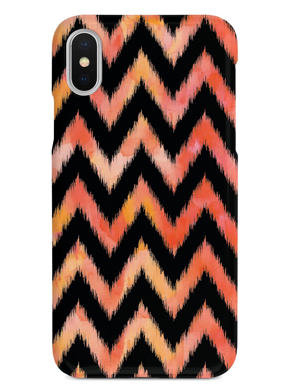 Orange and Black Fuzzy Chevron Case