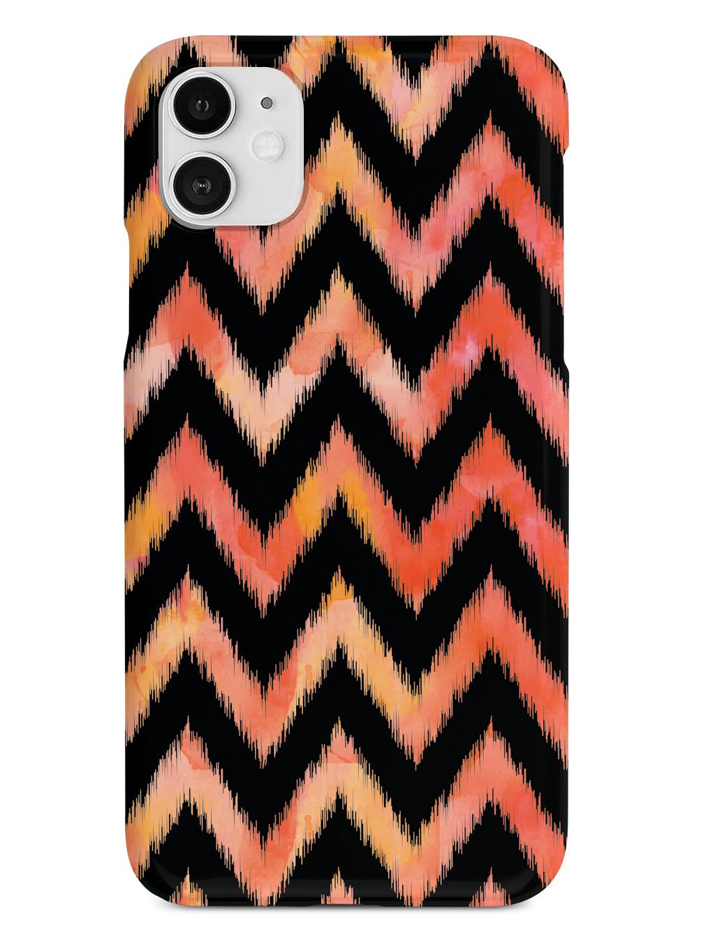 Orange and Black Fuzzy Chevron Case