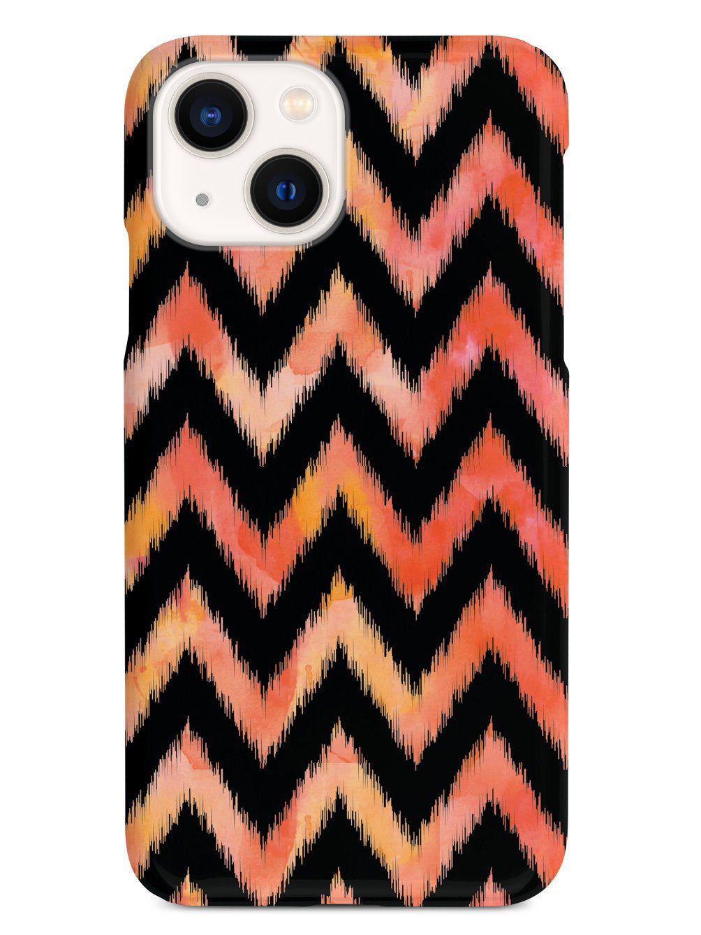 Orange and Black Fuzzy Chevron Case