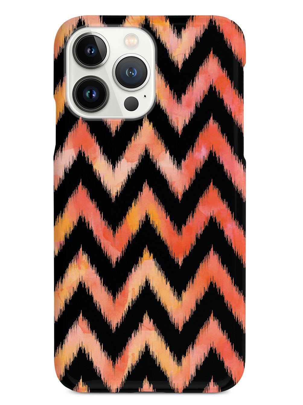 Orange and Black Fuzzy Chevron Case