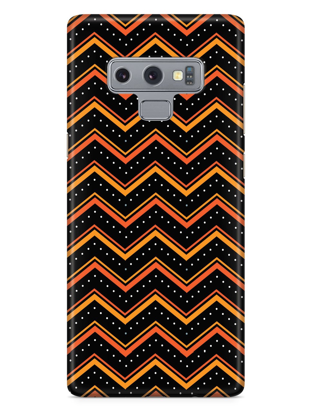 Orange and Black Chevron Pattern Case