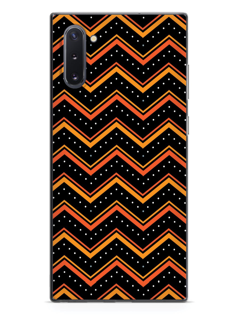 Orange and Black Chevron Pattern Case