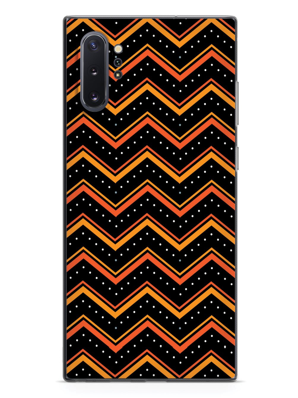 Orange and Black Chevron Pattern Case