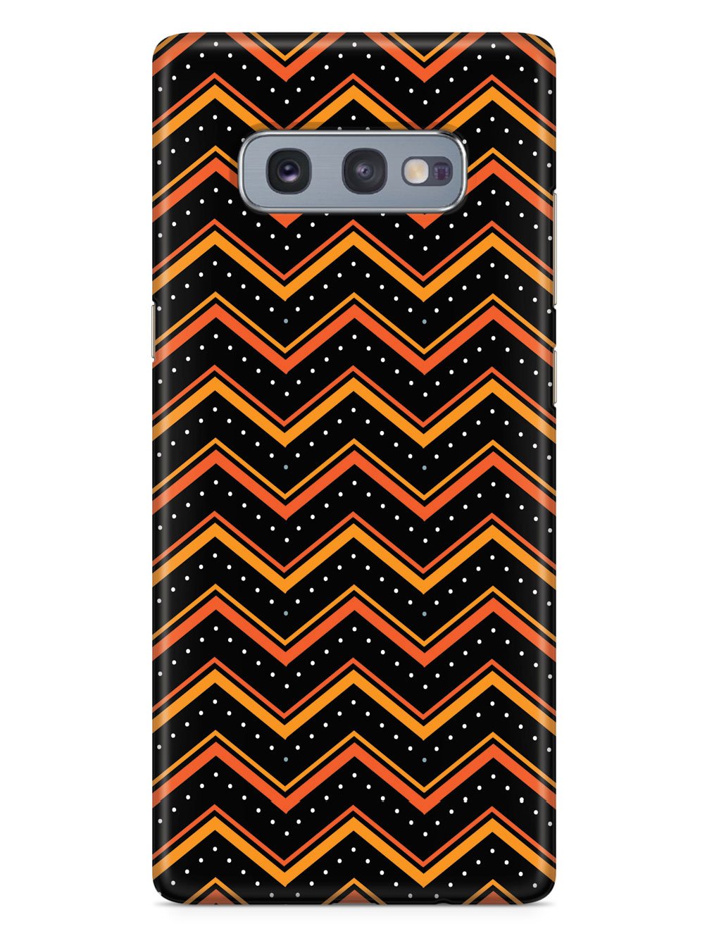 Orange and Black Chevron Pattern Case