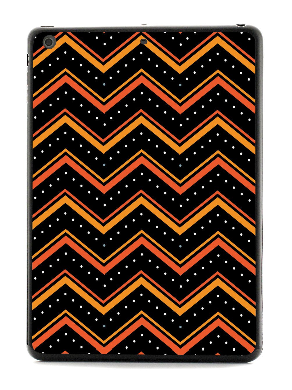 Orange and Black Chevron Pattern Case