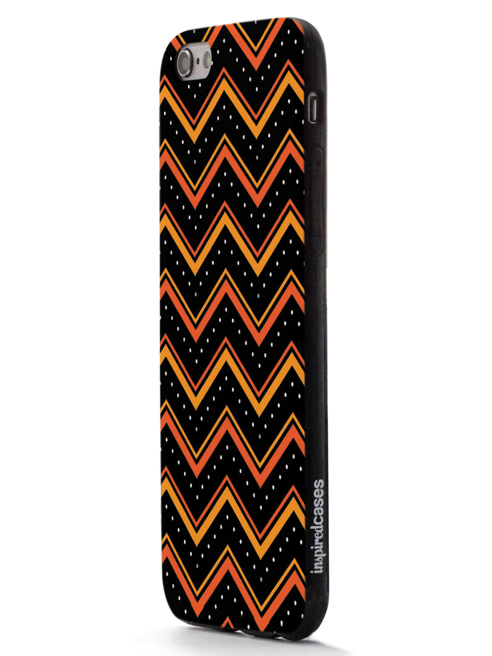 Orange and Black Chevron Pattern Case
