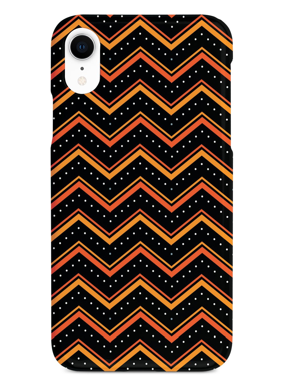 Orange and Black Chevron Pattern Case