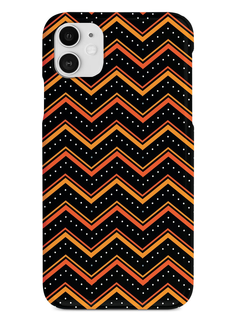 Orange and Black Chevron Pattern Case