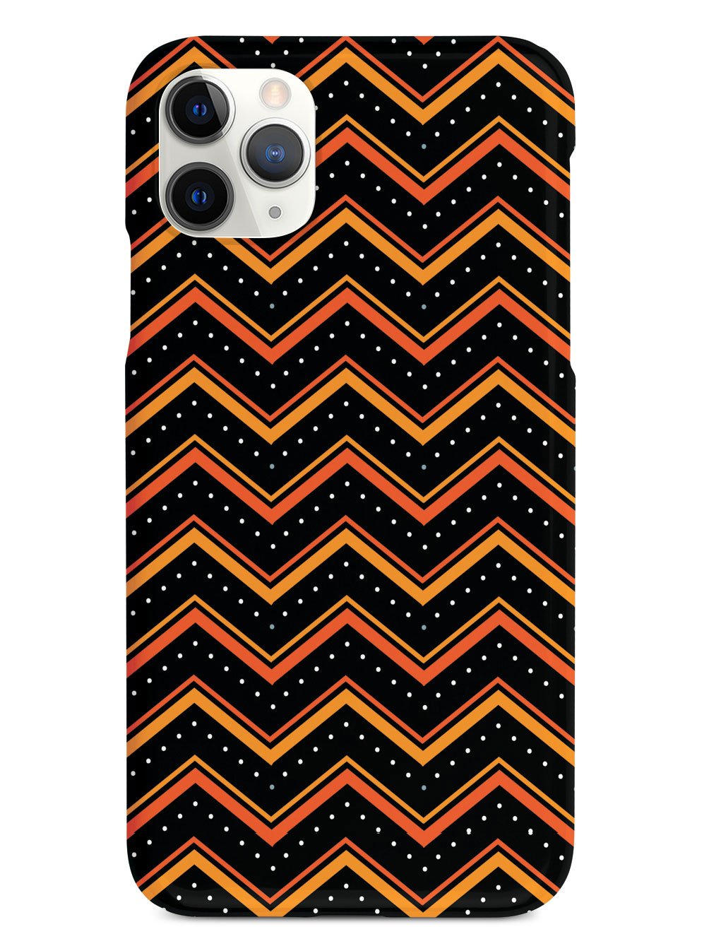 Orange and Black Chevron Pattern Case