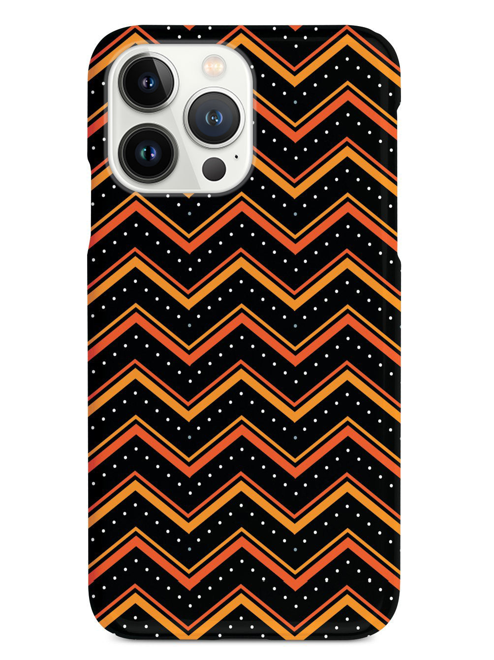 Orange and Black Chevron Pattern Case