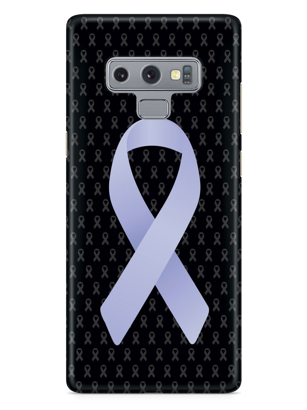 Periwinkle Awareness Ribbon - Black Case