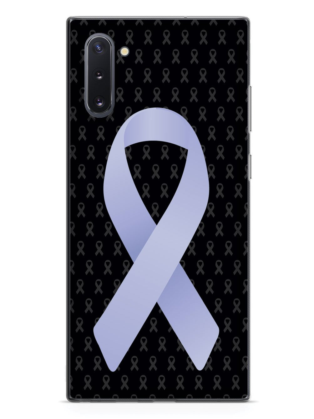 Periwinkle Awareness Ribbon - Black Case