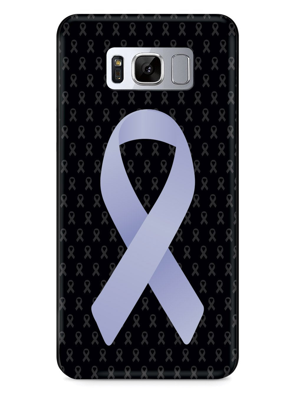 Periwinkle Awareness Ribbon - Black Case