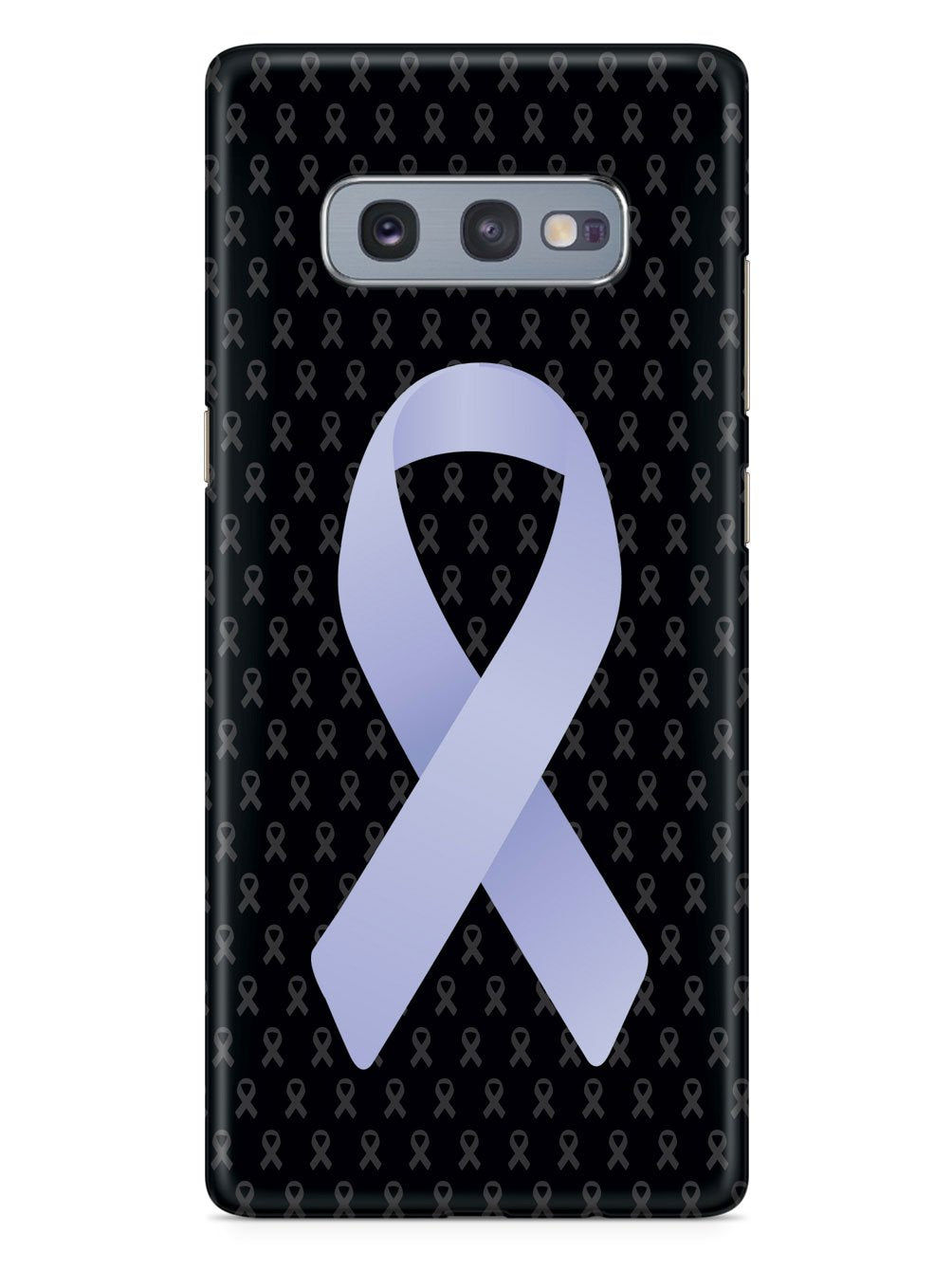 Periwinkle Awareness Ribbon - Black Case