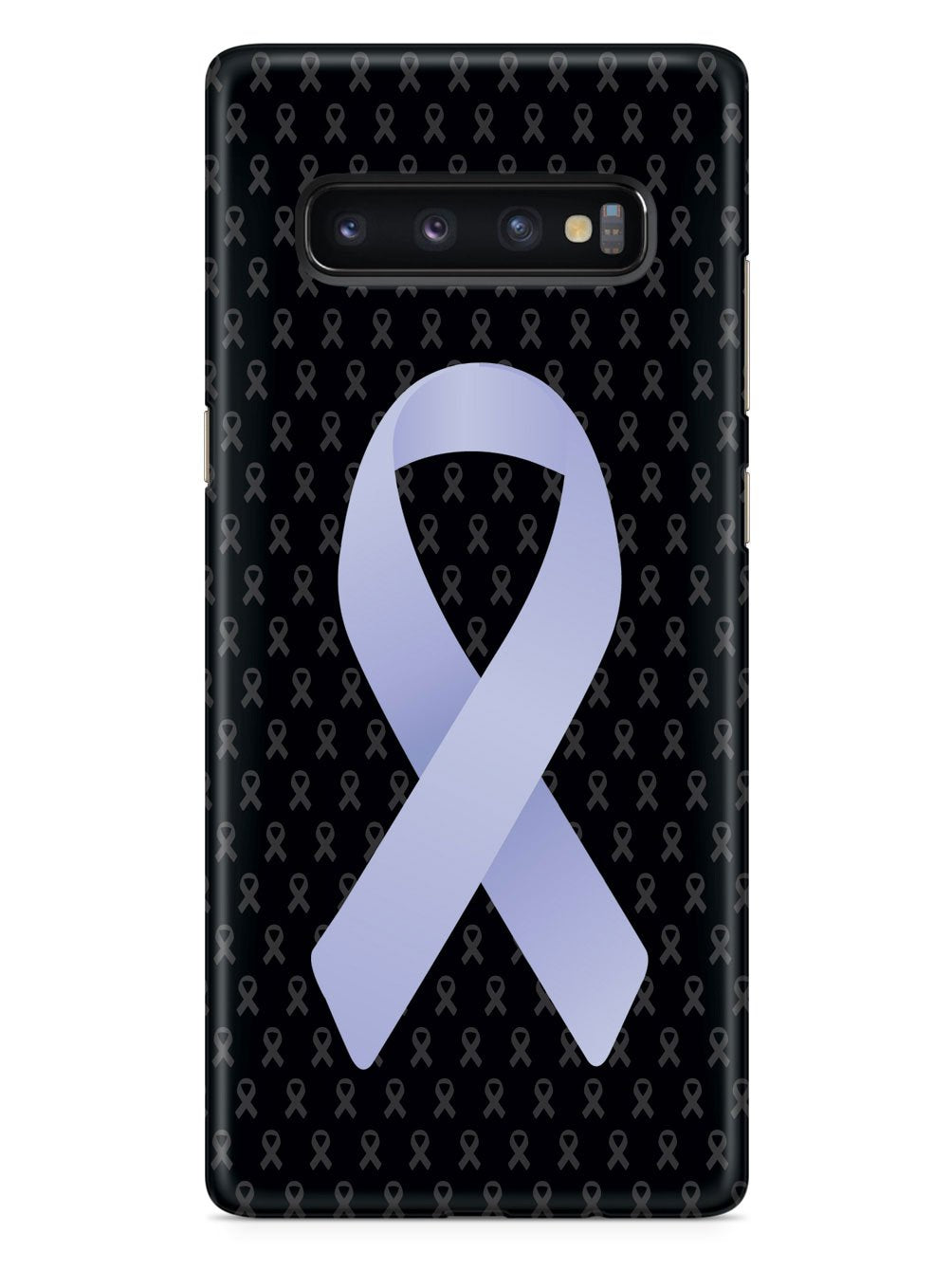 Periwinkle Awareness Ribbon - Black Case