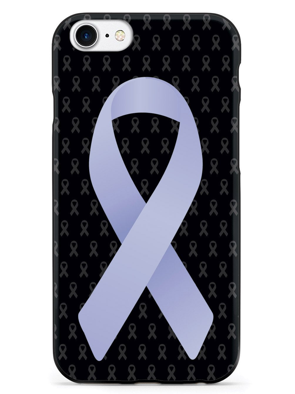 Periwinkle Awareness Ribbon - Black Case