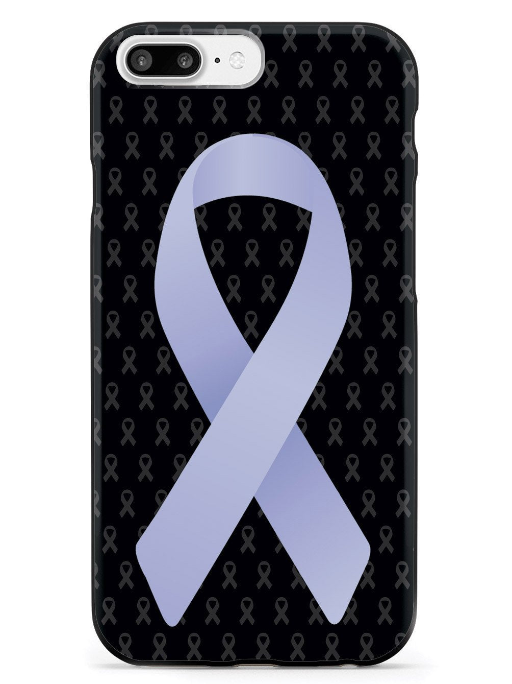 Periwinkle Awareness Ribbon - Black Case