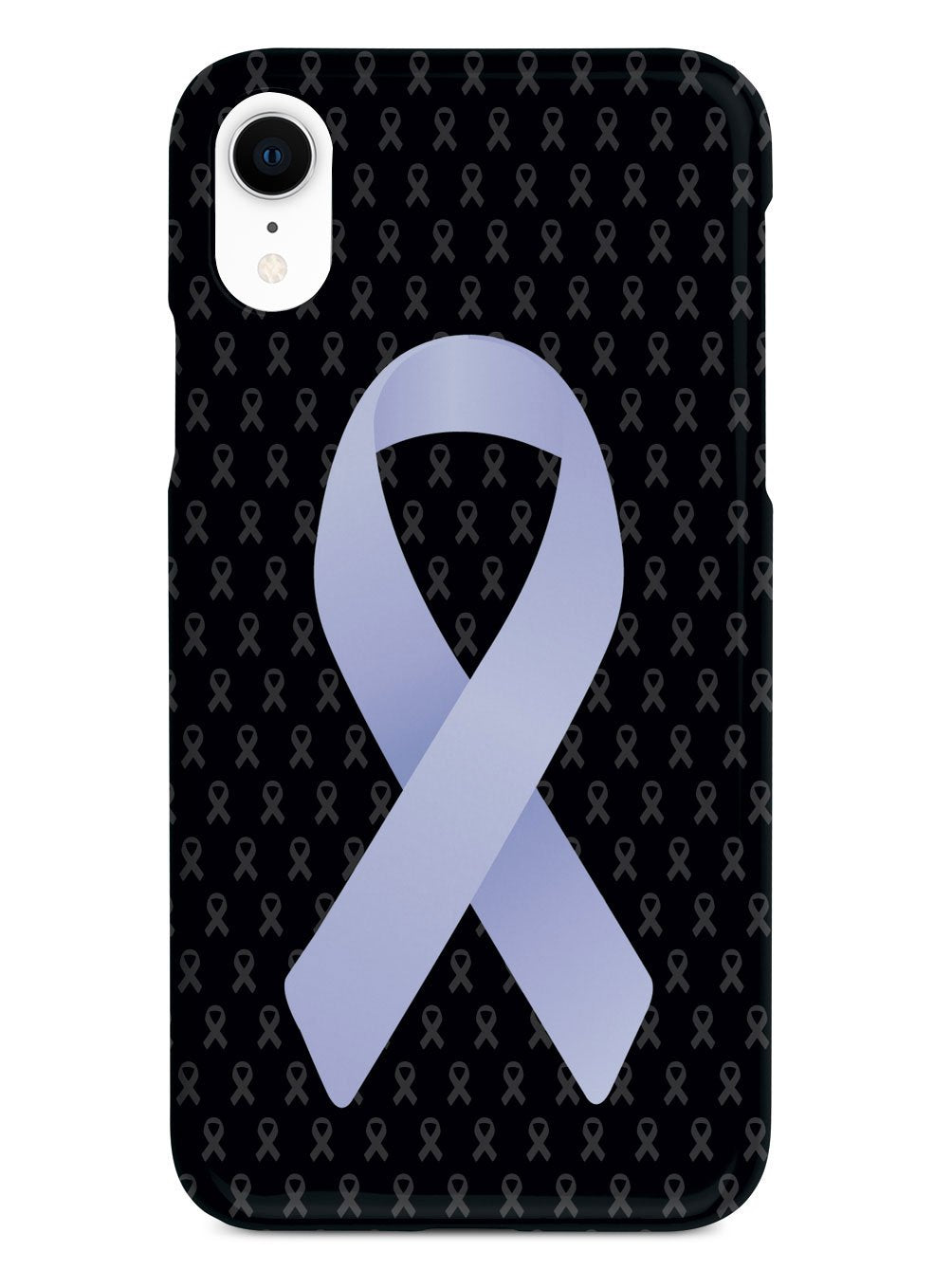 Periwinkle Awareness Ribbon - Black Case