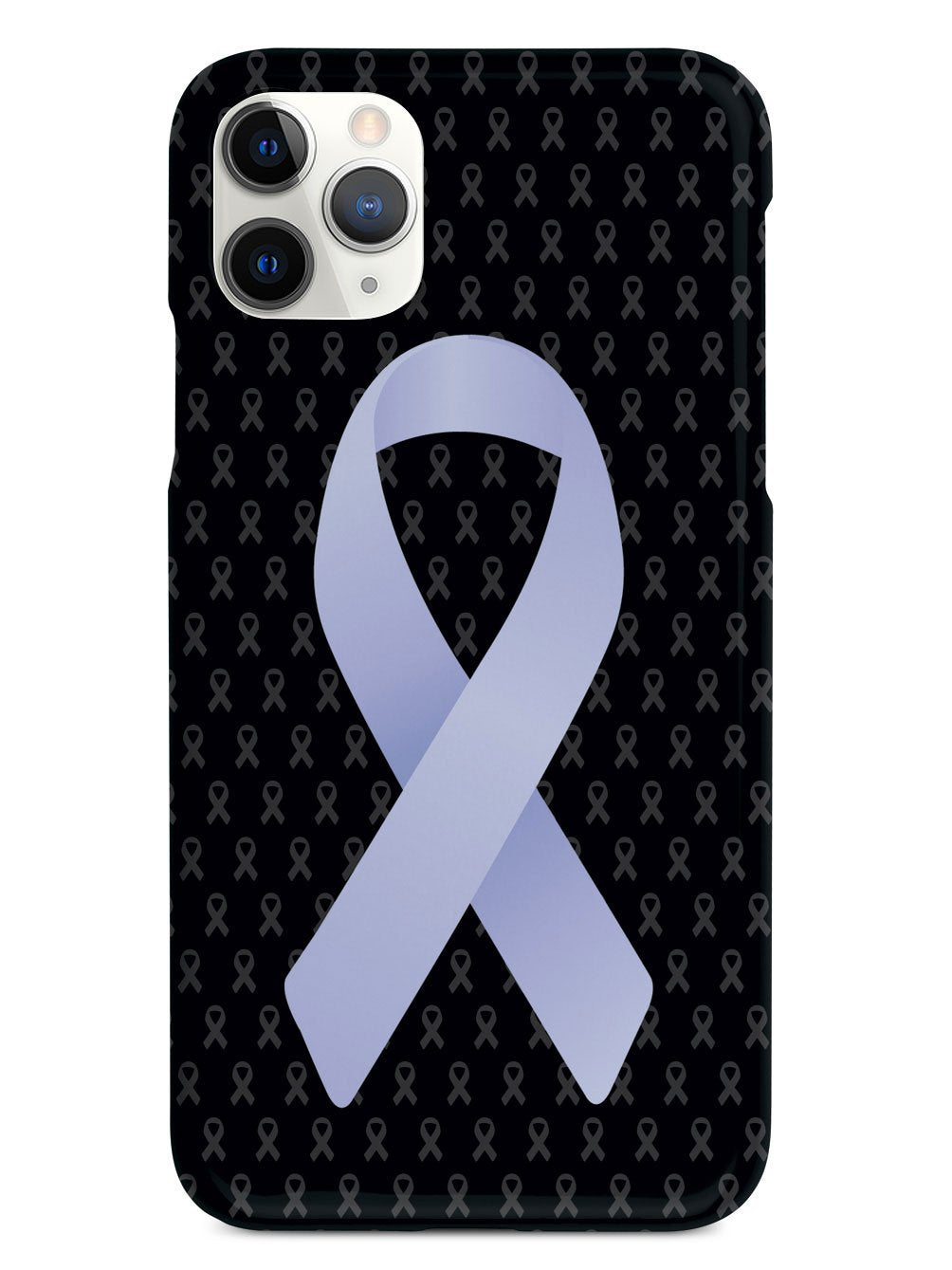 Periwinkle Awareness Ribbon - Black Case