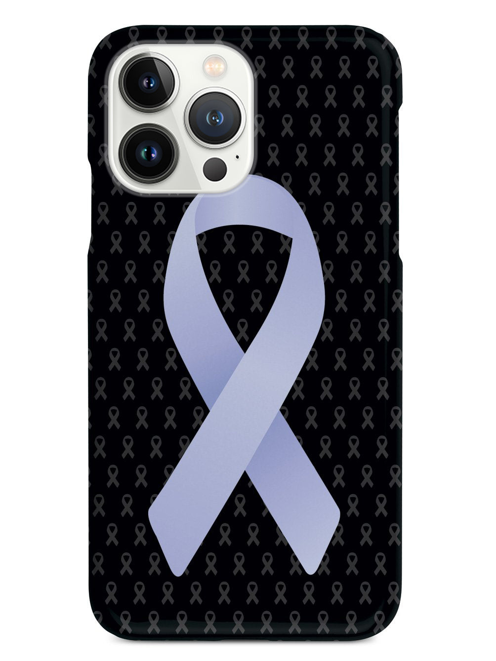 Periwinkle Awareness Ribbon - Black Case