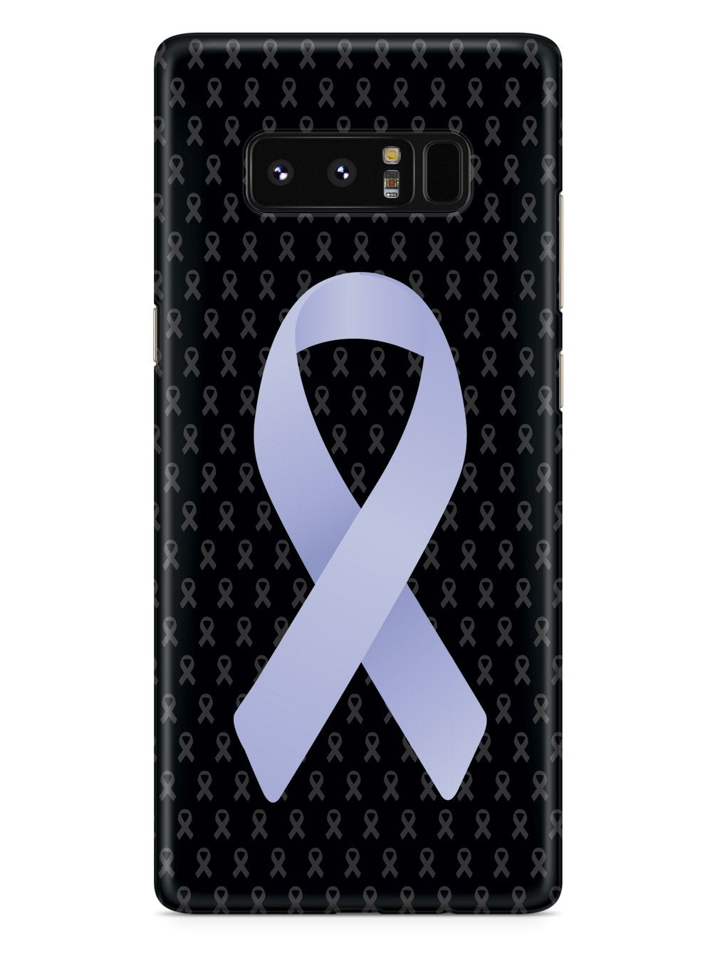 Periwinkle Awareness Ribbon - Black Case