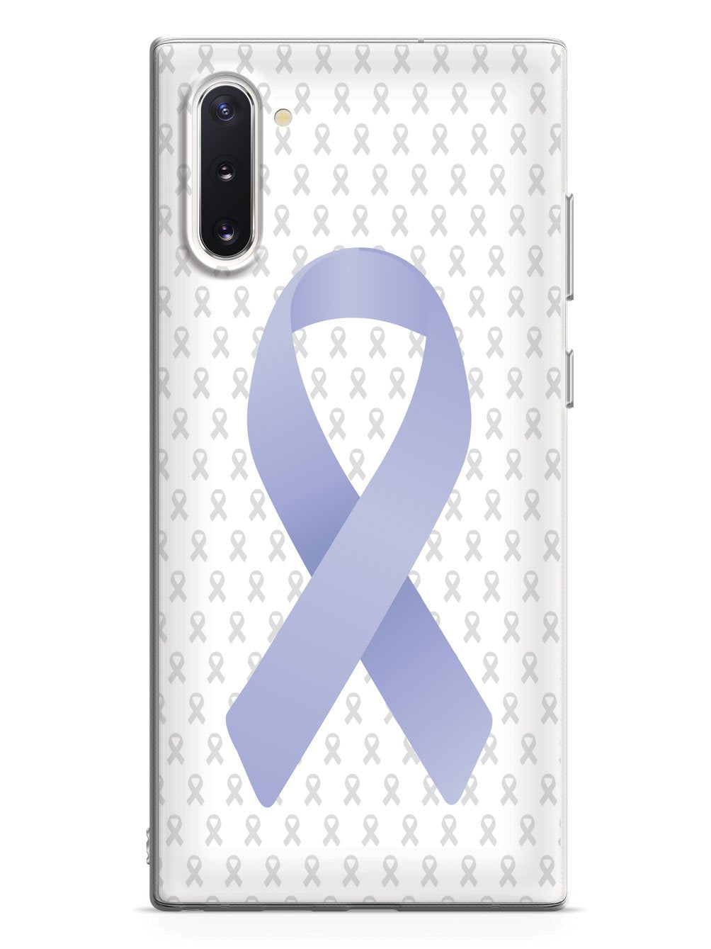 Periwinkle Awareness Ribbon - White Case