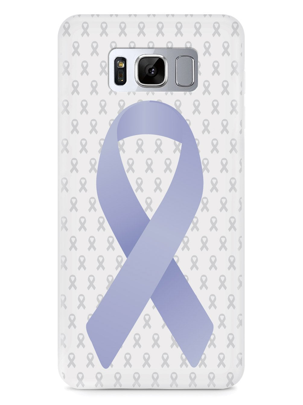 Periwinkle Awareness Ribbon - White Case