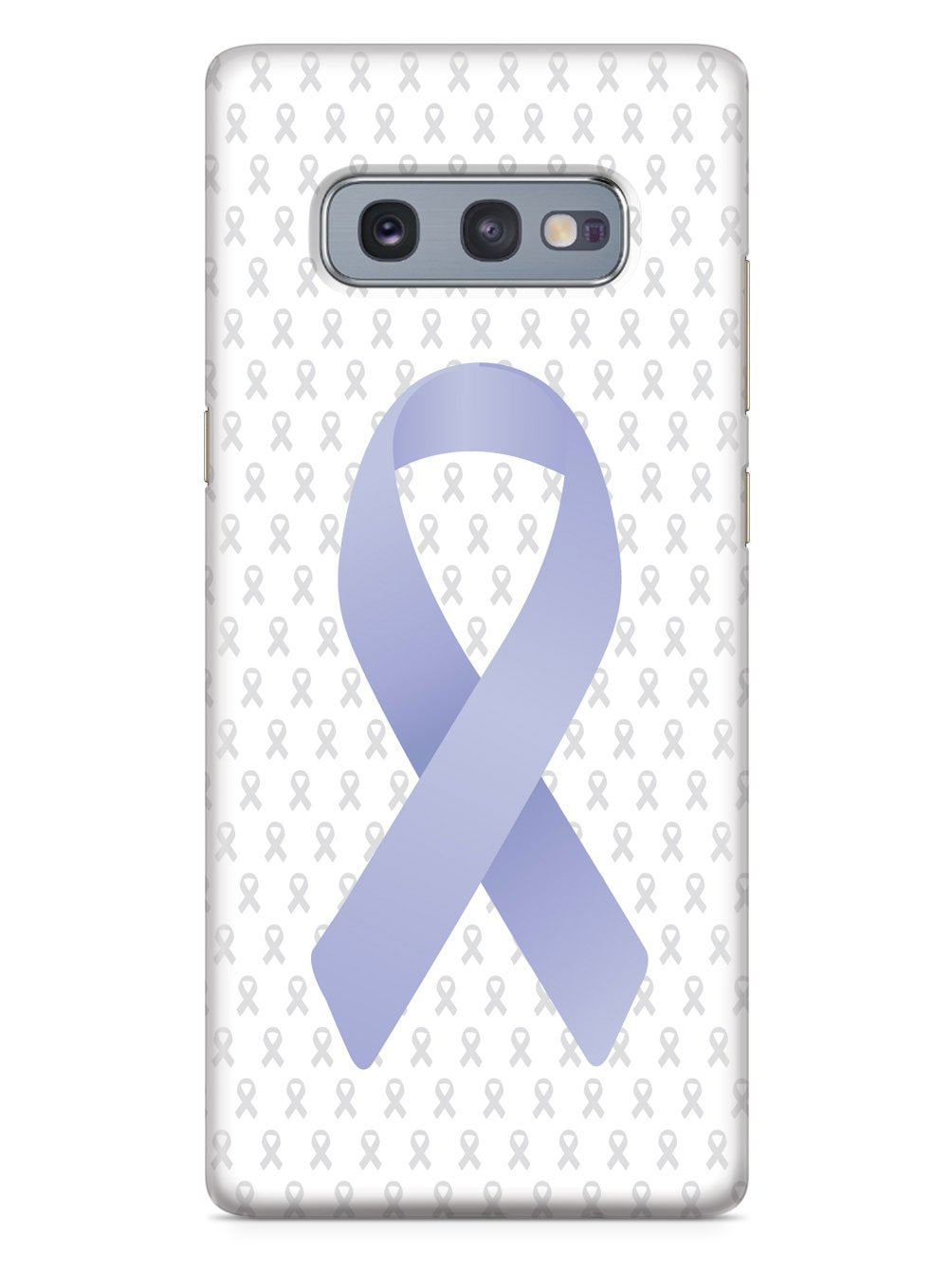 Periwinkle Awareness Ribbon - White Case