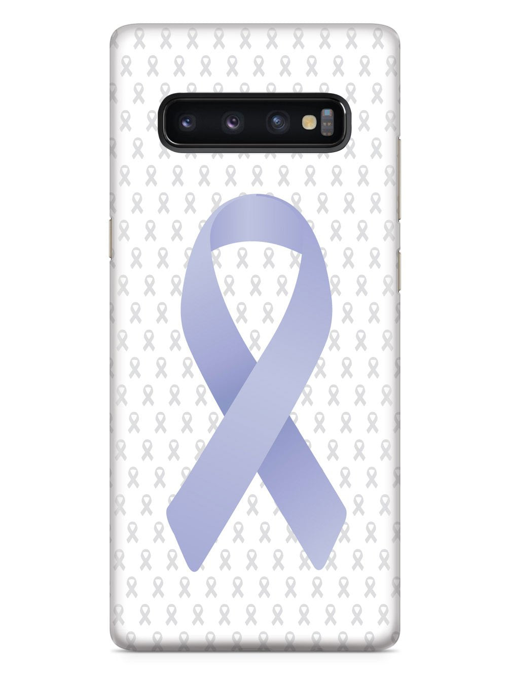 Periwinkle Awareness Ribbon - White Case