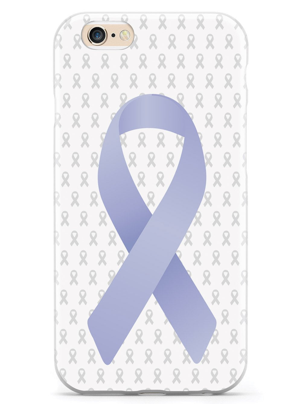 Periwinkle Awareness Ribbon - White Case