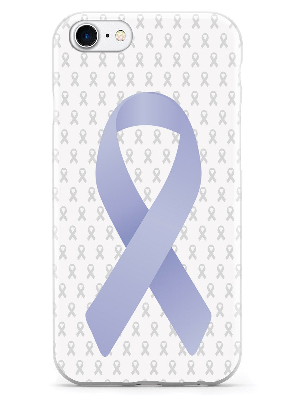 Periwinkle Awareness Ribbon - White Case