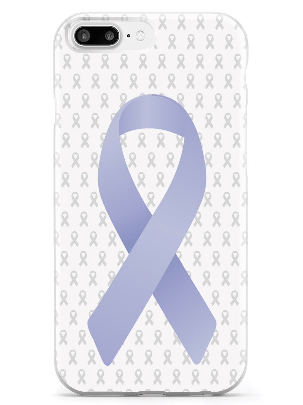 Periwinkle Awareness Ribbon - White Case