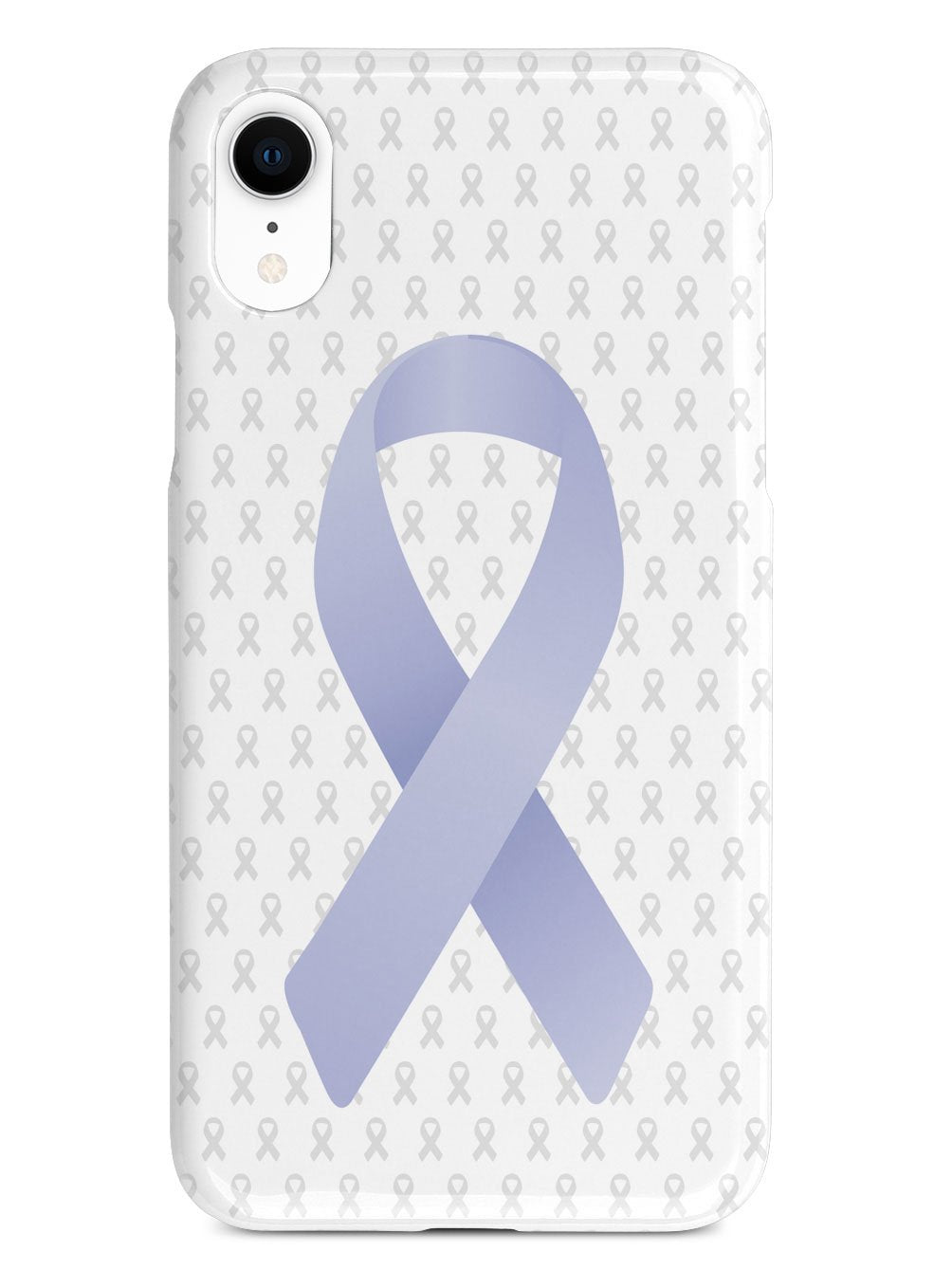 Periwinkle Awareness Ribbon - White Case