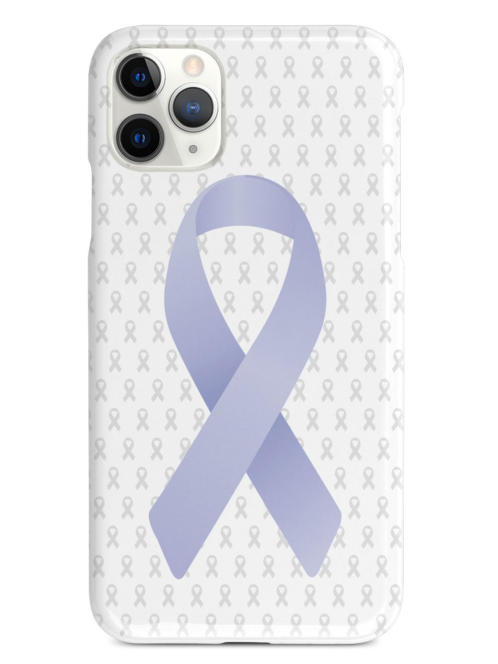 Periwinkle Awareness Ribbon - White Case