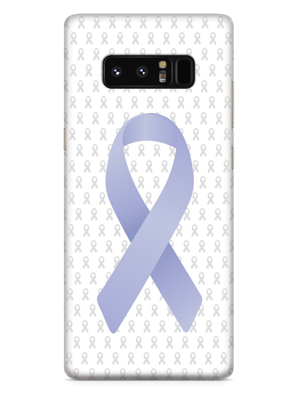 Periwinkle Awareness Ribbon - White Case