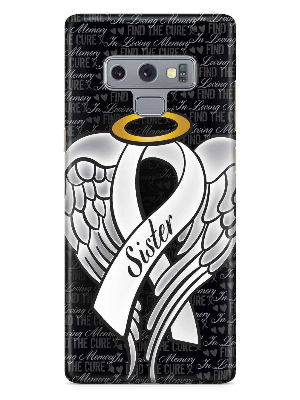 In Loving Memory of My Sister - White Ribbon Case
