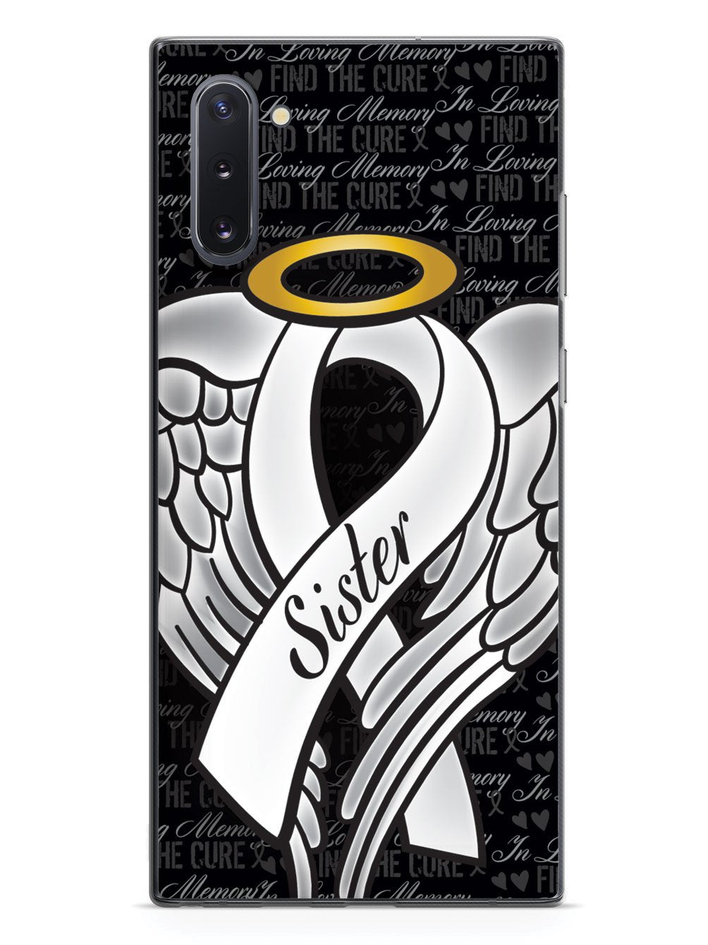 In Loving Memory of My Sister - White Ribbon Case